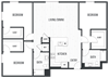 sixth and jackson apartments san jose floor plan 3B